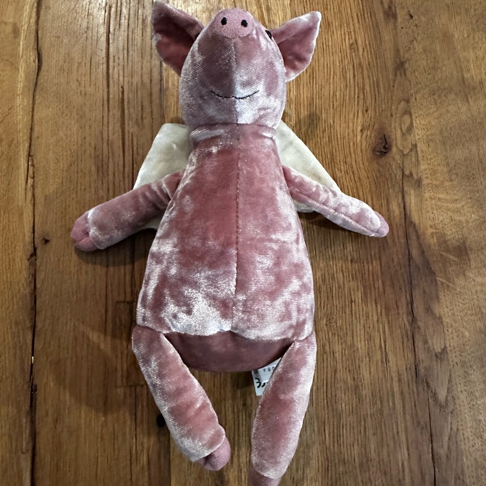 Retired Jellycat Piggy Might Fly with dust bag JCINC3863 - Picture 3 of 7